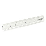 Линейка пластиковая 30см прозрачная 4-354